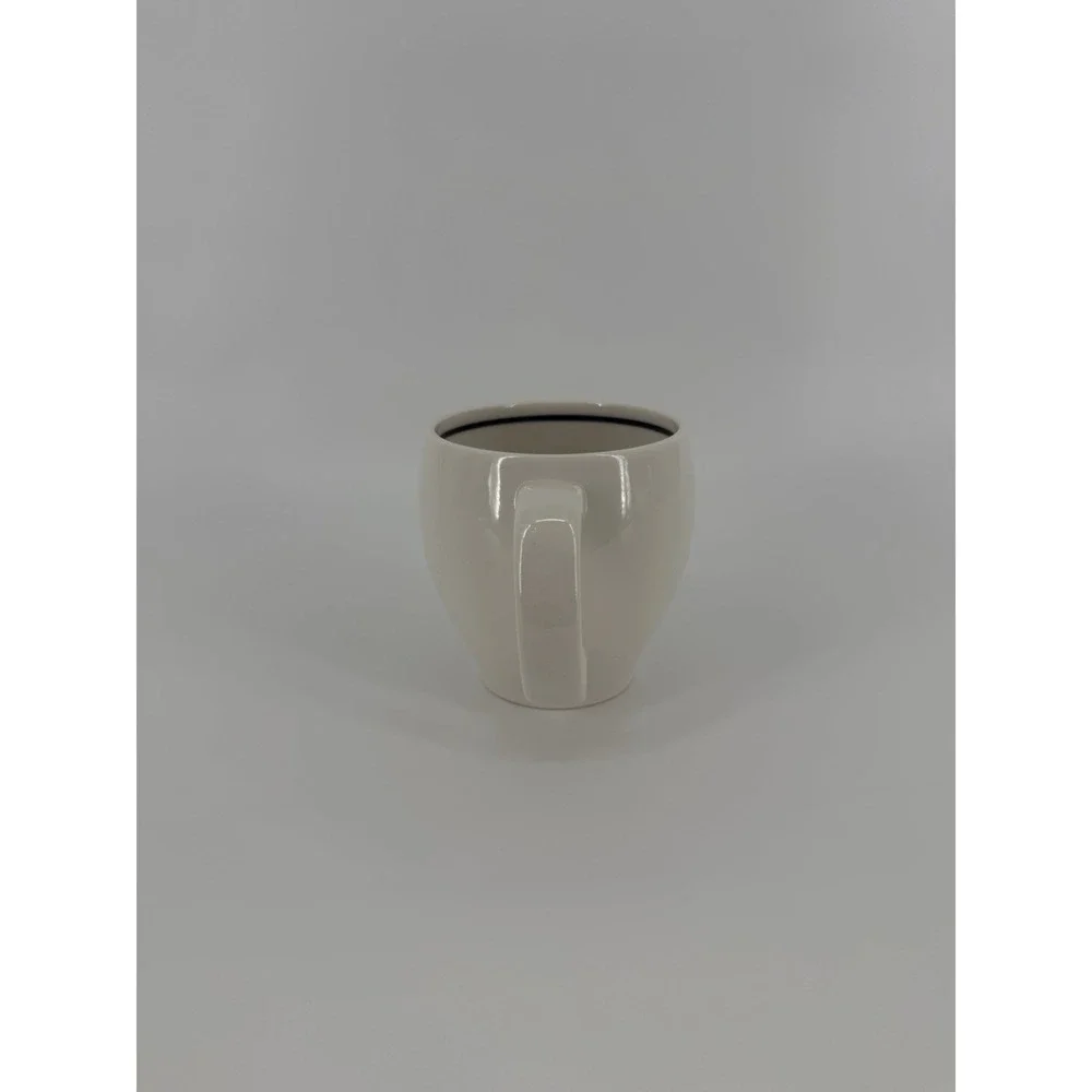 Starbucks Barista 2003 White Blue Abbey Coffee Tea 12oz Mug Cup New No Tags